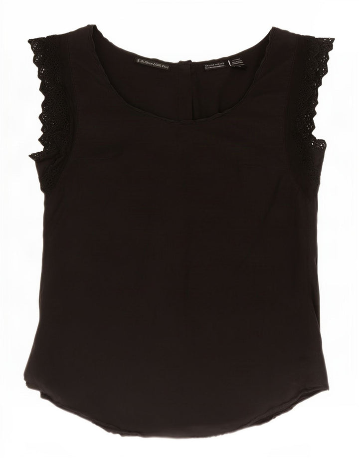 Maison Scotch Damebluse Top US 1 XS Sort Silke