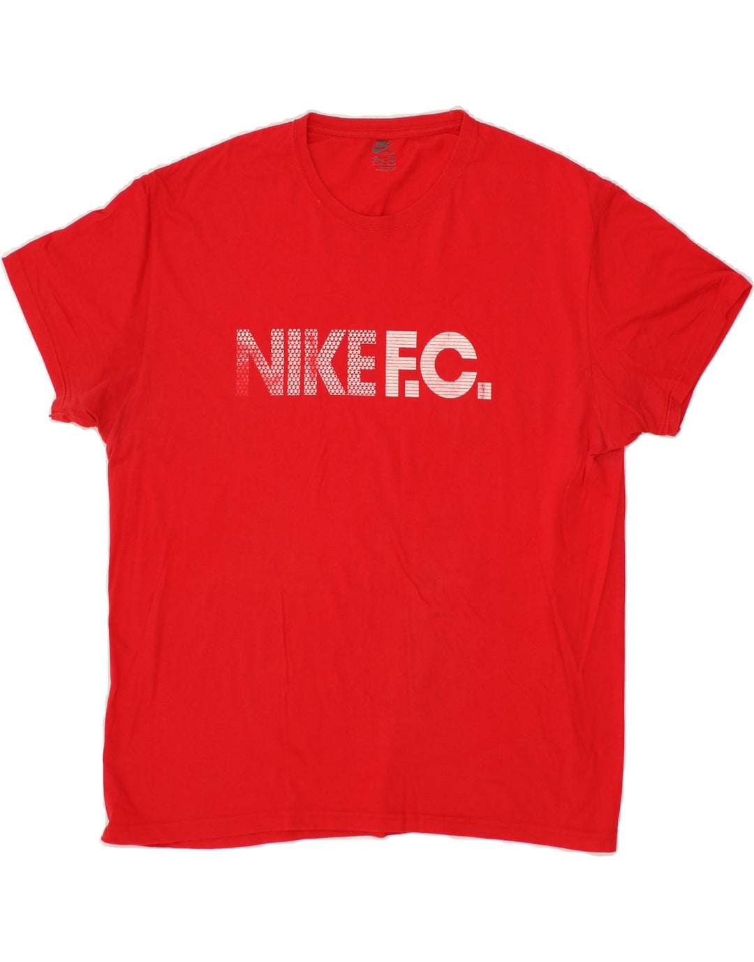 NIKE Mens Graphic T-Shirt Top 2XL Red Vintage Nike and Second-Hand Nike from Messina Hembry 