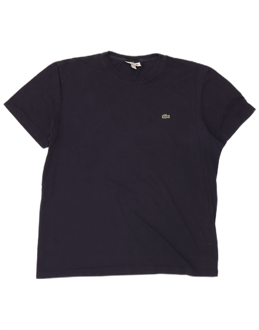 LACOSTE Herre Regular Fit T-Shirt Top Størrelse 6 XL Marineblå Bomuld