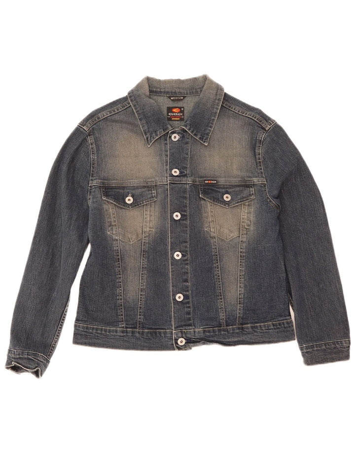 Energie Dame denimjakke UK 14 Medium Blue Cotton