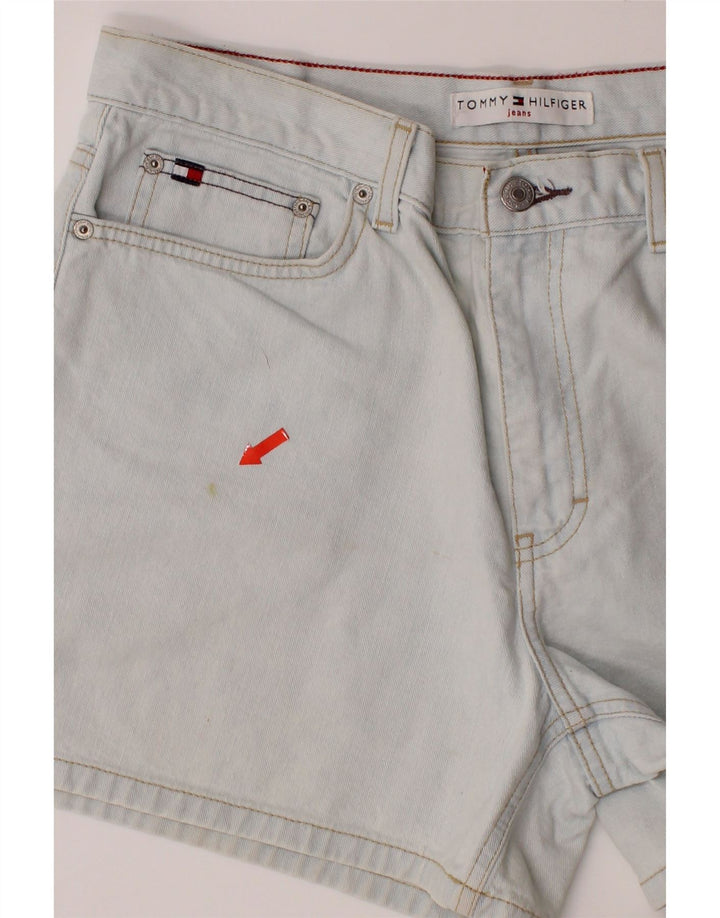 TOMMY HILFIGER Womens Denim Shorts W32 Large  Blue Cotton Vintage Tommy Hilfiger and Second-Hand Tommy Hilfiger from Messina Hembry 