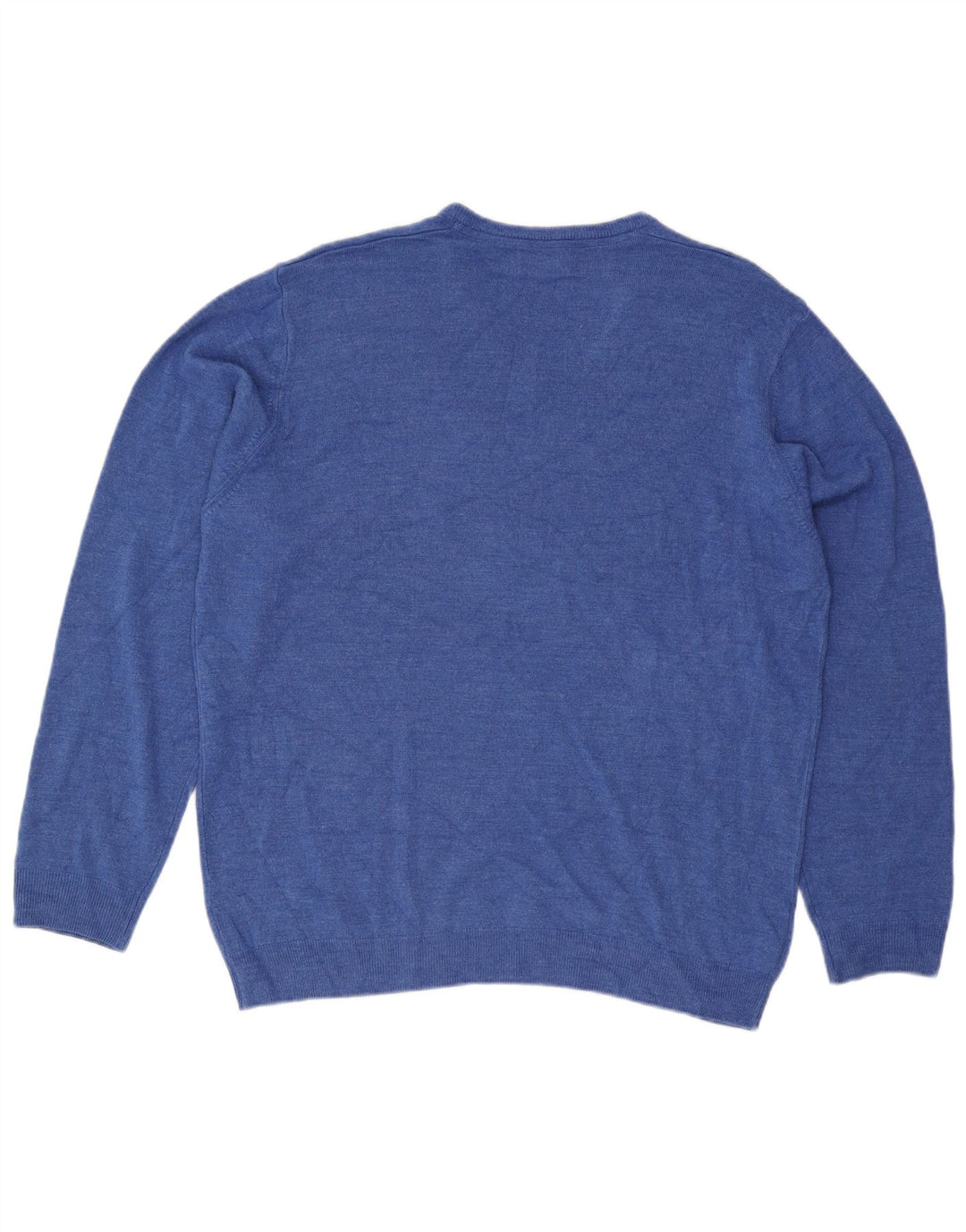 Marks & Spencer Herre V-hals sweater 2XL Blå Akryl