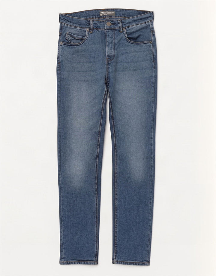 French Connection Slim Jeans til mænd W32 L30 blå bomuld