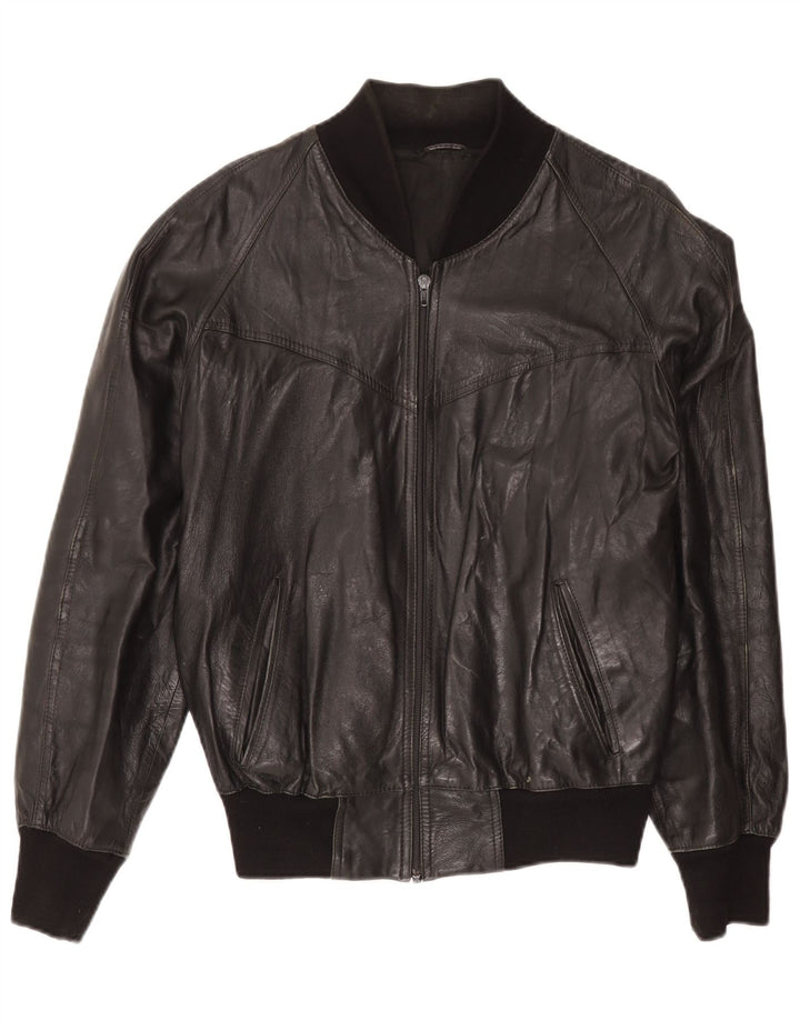 Vintage herre læderjakke UK 40 Large Black