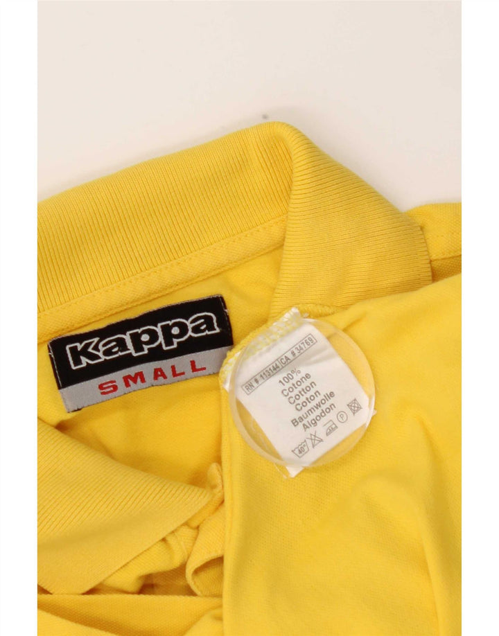 Kappa herre polo shirt lille gul bomuld