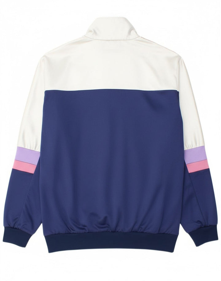 Asics Herre grafisk træningsdragt Topjakke Medium Navy Blue Colourblock