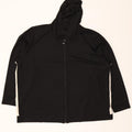 MOSSIMO Womens Oversized Zip Hoodie Sweater UK 22 3XL Black Colourblock Vintage Mossimo and Second-Hand Mossimo from Messina Hembry 