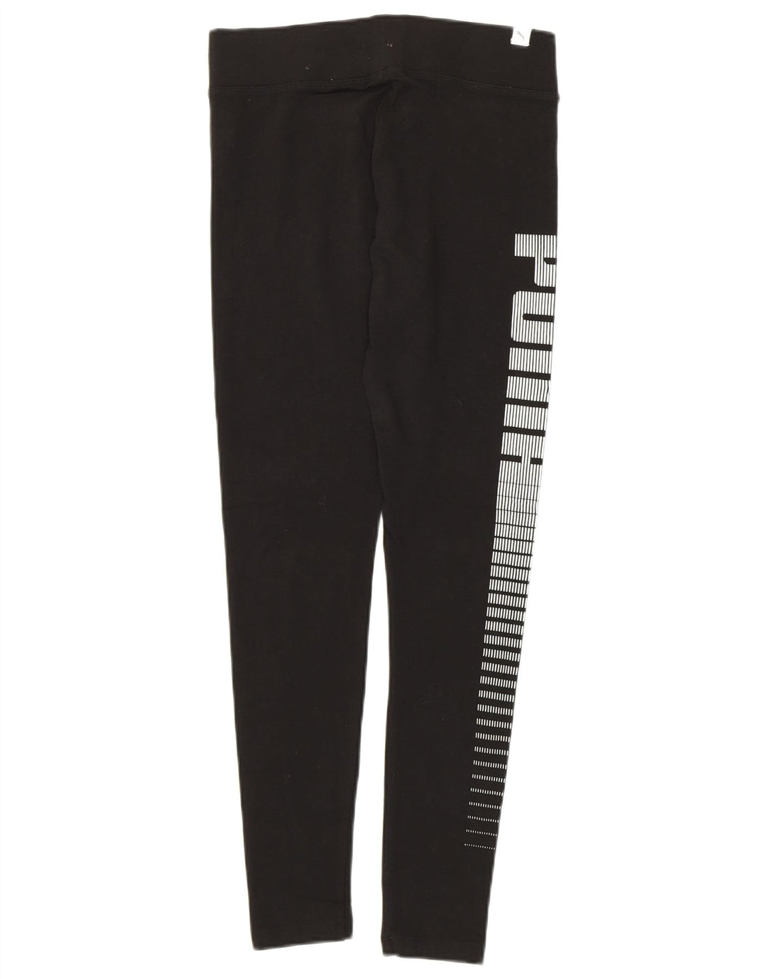 Puma Kvinders Grafiske Leggings UK 14 Stor sort bomuld