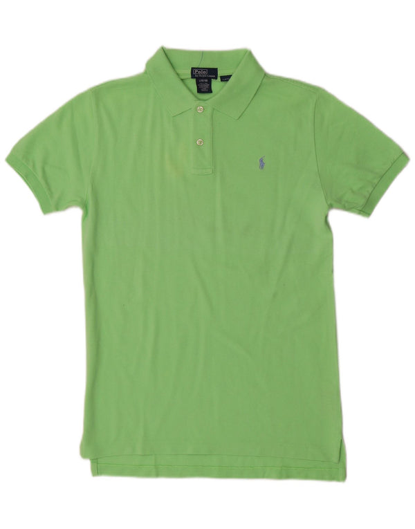 Ralph Lauren Boys Custom Fit Polo Shirt 15-16 år Stor grøn bomuld