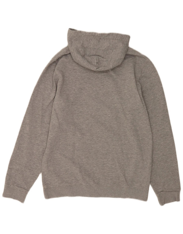 Champion Herre New York Grafisk Hoodie Jumper Stor Grå Bomuld