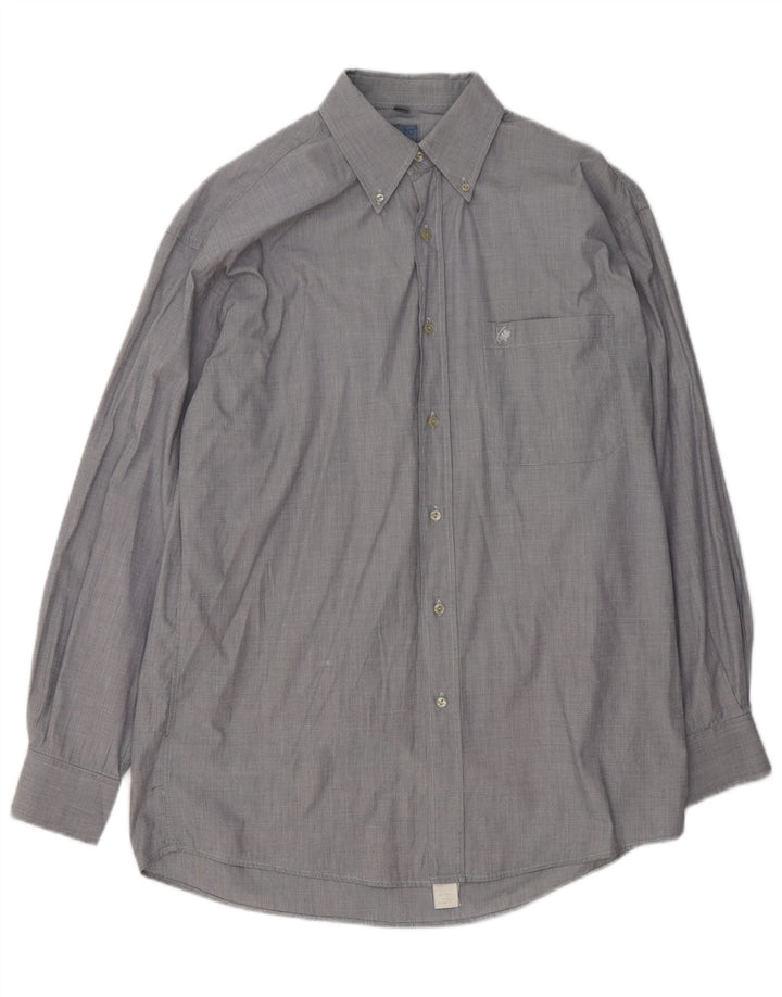 Kenzo Herreskjorte str. 39 15 1/2 Medium Grå Bomuld