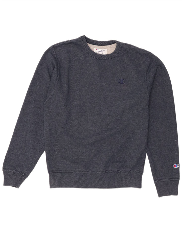 Champion Herre Sweatshirt Jumper Large Navy Blue