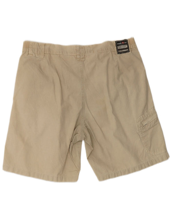 MURPHY & NYE Herre Cargo Shorts W36 Large Beige Bomuld