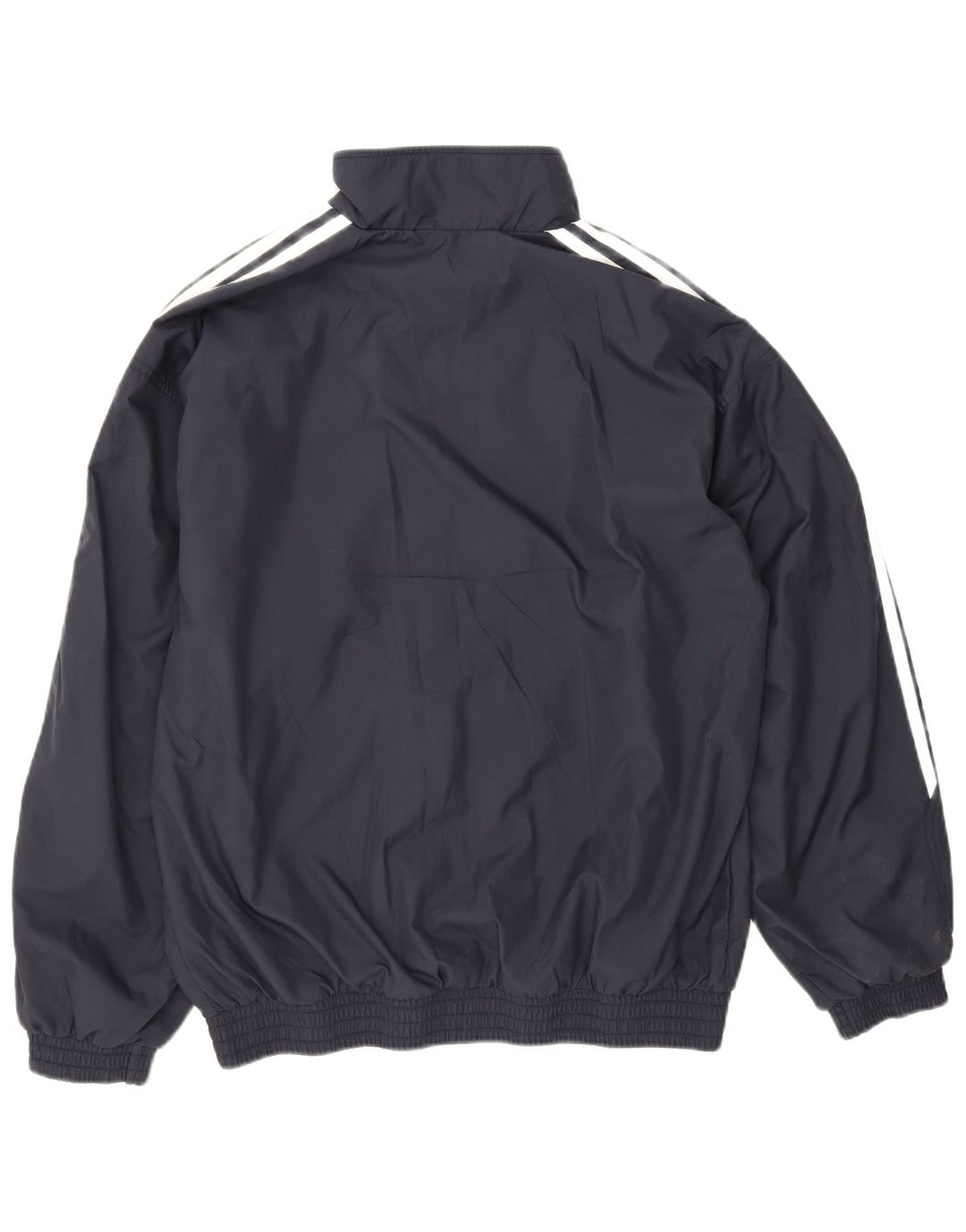 Adidas Træningsdragt til mænd Topjakke UK 38/40 Medium Navy Blue Polyester