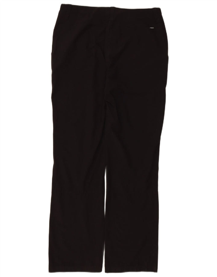 ROHAN Lige Chinobukser til kvinder UK 12 Medium W30 L30 Sort Polyamid