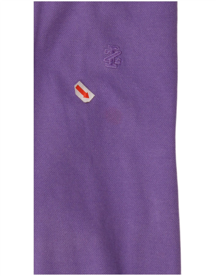 IZOD Poloskjorte til mænd 2XL Lilla Bomuld