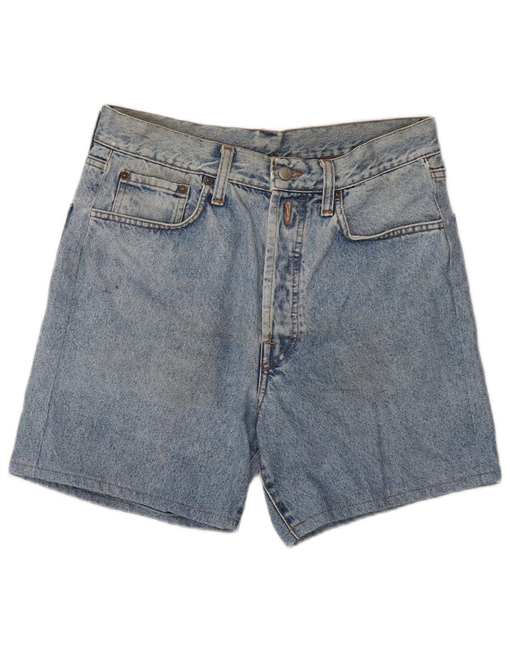 REPLAY Mens Denim Shorts W32 Medium Blue Cotton