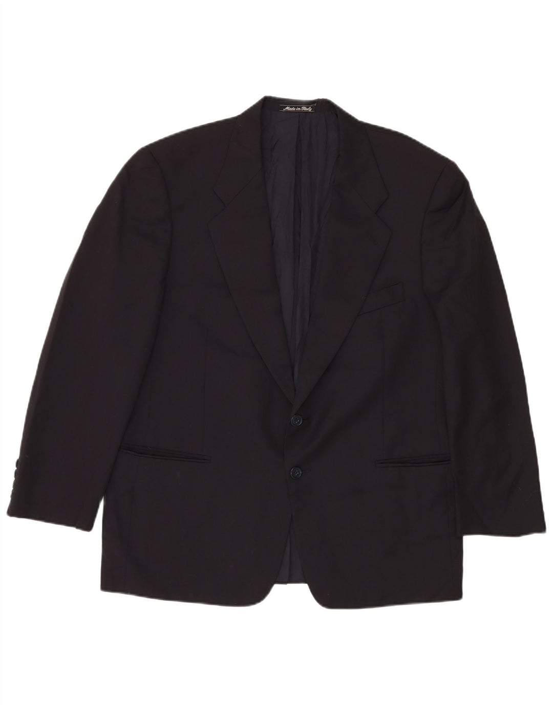 Marks & Spencer Herre 2-knaps blazerjakke UK 42 XL Marineblå Ny uld