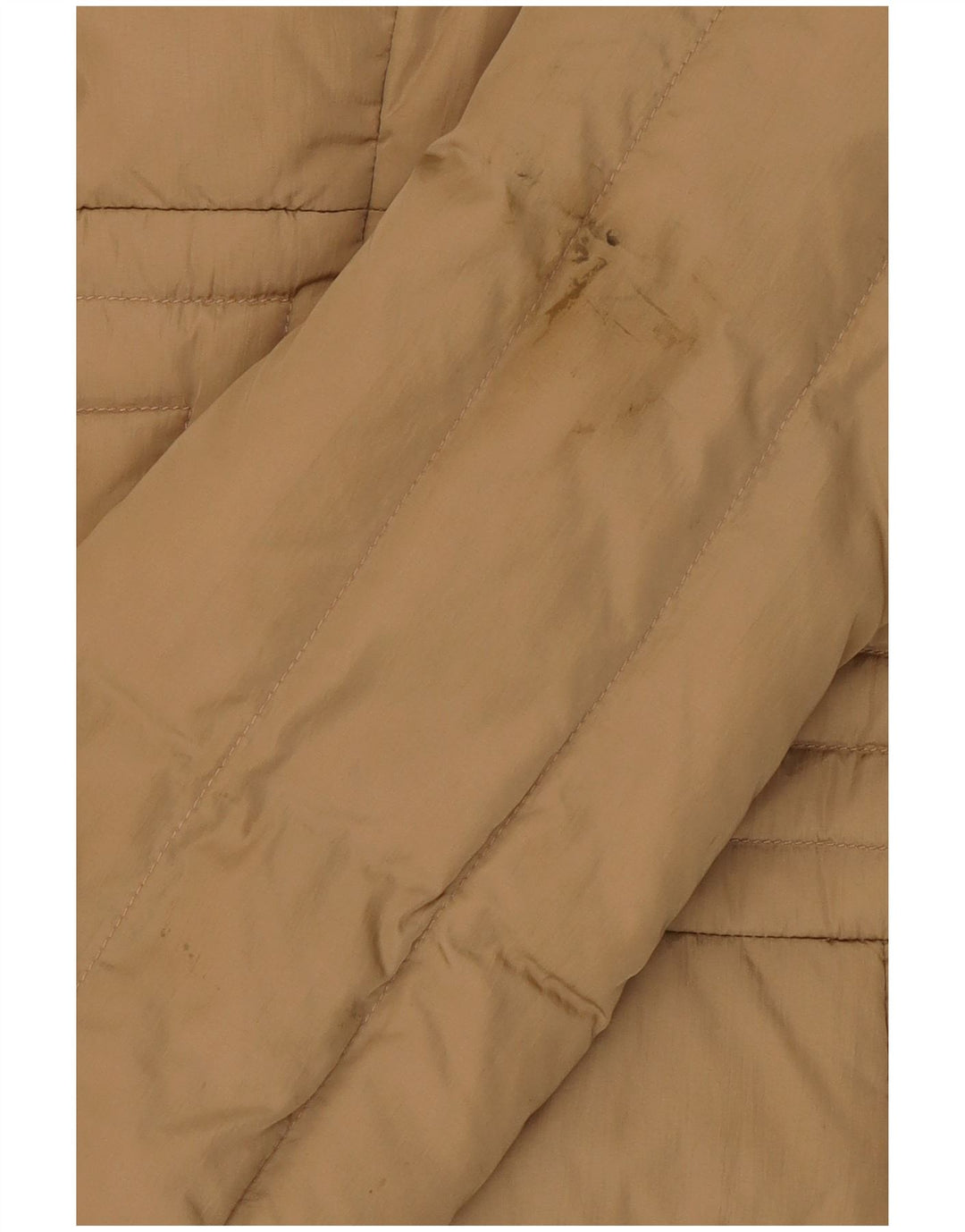 Moncler Dame Polstret Frakke Størrelse 2 Medium Beige Polyamid