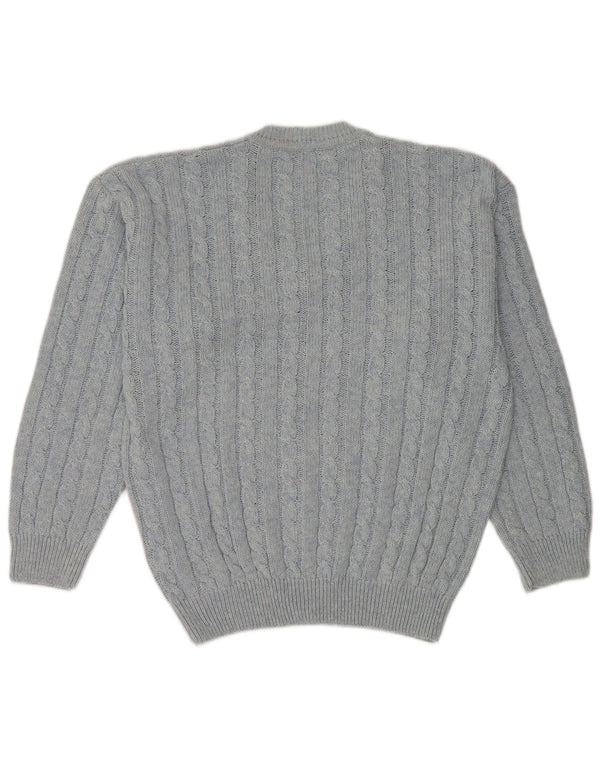 Nanuk Herre V-hals sweater Medium Blå Bomuld