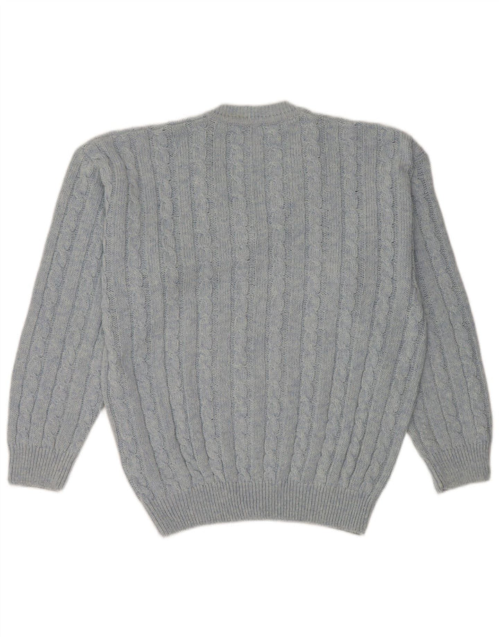 Nanuk Herre V-hals sweater Medium Blå Bomuld