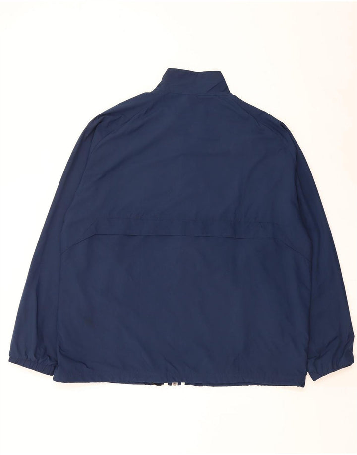 Adidas Herre Climalite Regnjakke UK 42 XL Navy Blue Polyester