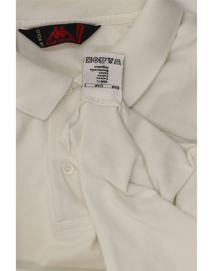 Kappa herre poloshirt 2XL hvid bomuld