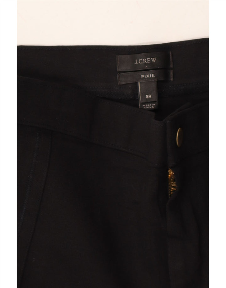 J. CREW Womens Pixie Skinny Cropped Trousers US 8 Medium W28 L26 Black Vintage J. Crew and Second-Hand J. Crew from Messina Hembry 