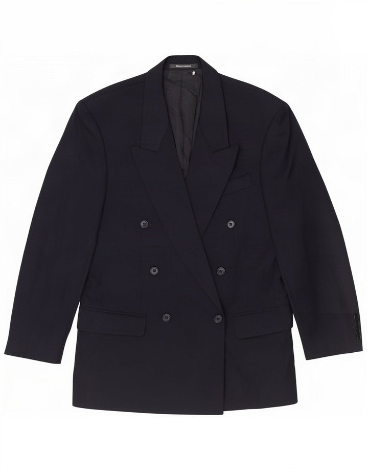 Pierre Cardin Herre dobbeltradet blazerjakke UK 38 Medium Navy Blue