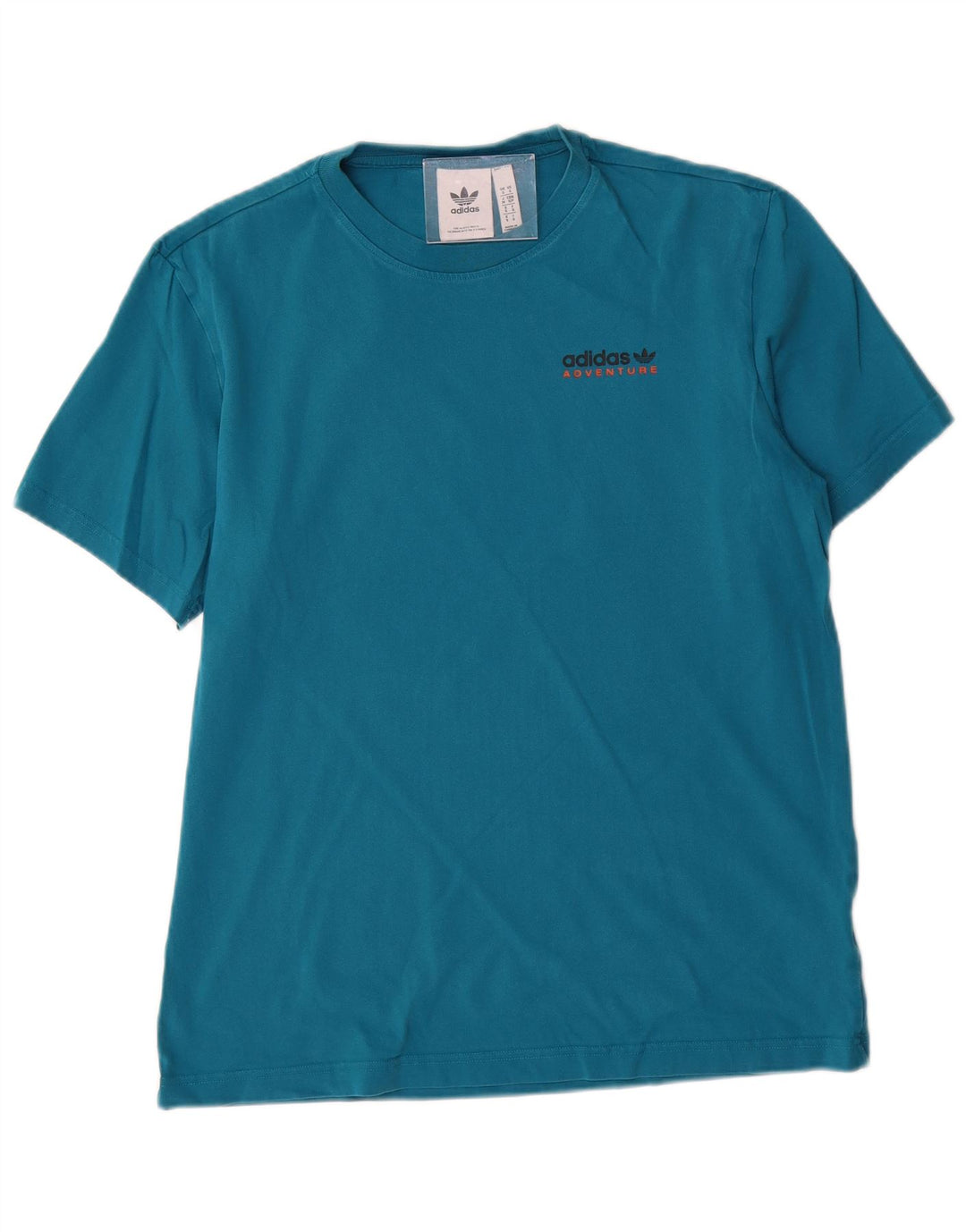ADIDAS Grafisk T-shirt top til mænd, lille blå bomuld