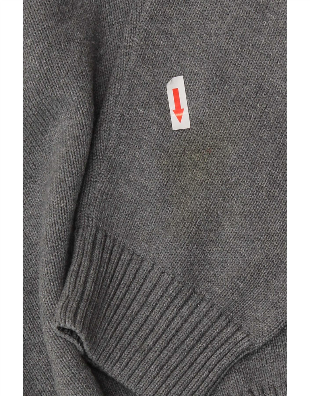 Gant Herre Zip Neck Jumper Sweater Stor Grå Bomuld
