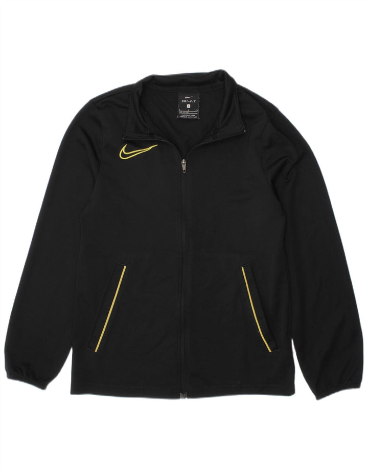 Nike drenge grafisk træningsdragt top 8-9 år lille sort polyester