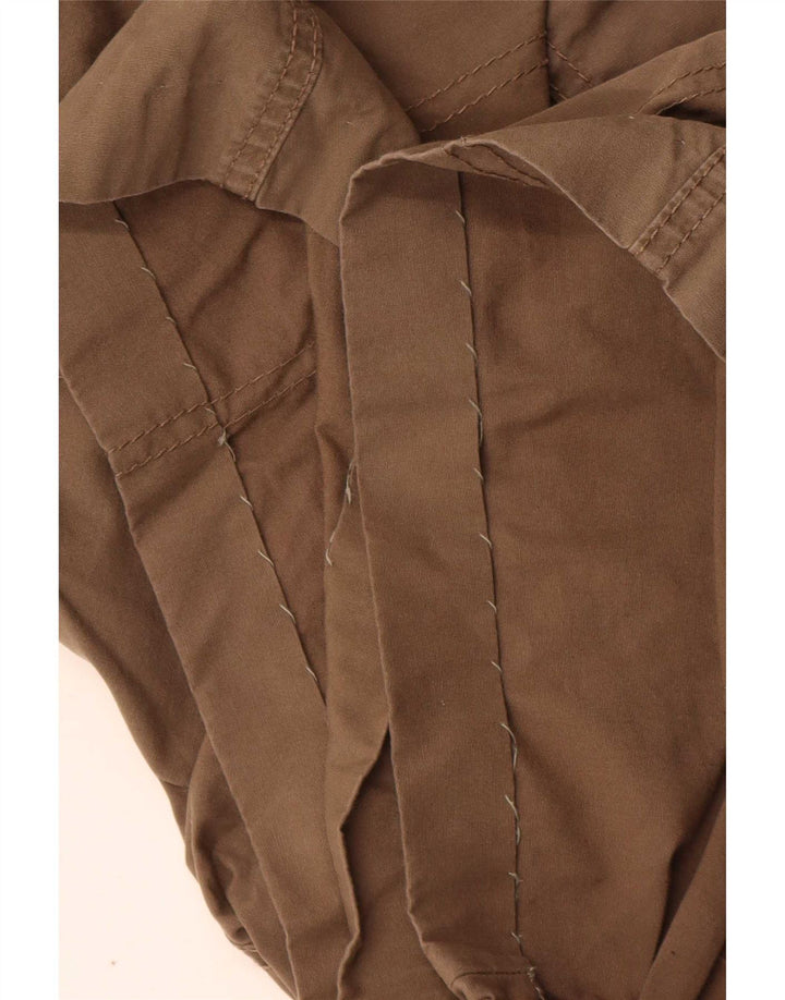 Marks & Spencer Cargo Shorts til kvinder UK 16 Large W34 Khaki Cotton