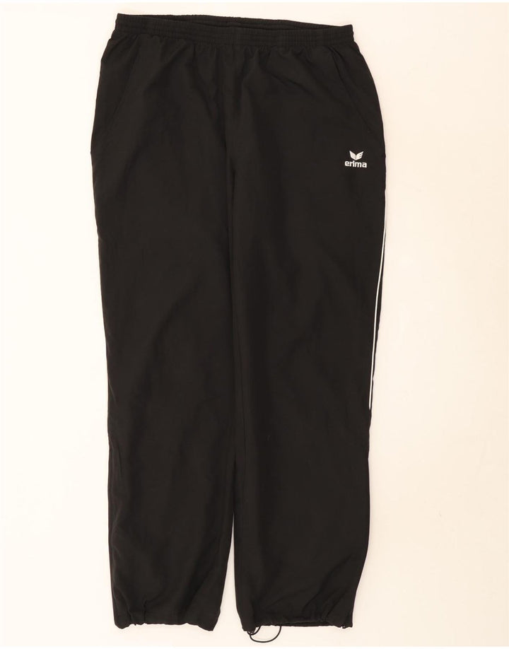 Erima fuld træningsdragt til kvinder UK 16 Large Black Colourblock Polyester