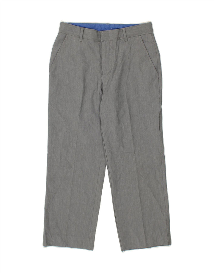 DOCKERS Boys Straight Chino Trousers 13-14 Years W28 L23 Grey Polyester Vintage Dockers and Second-Hand Dockers from Messina Hembry 