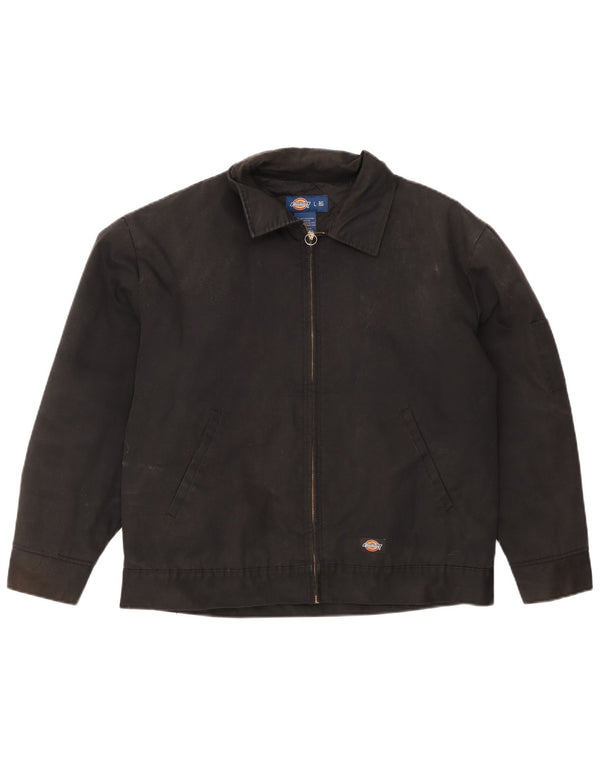 Dickies Herre Bomber Jacket UK 40 Large Black Polyester