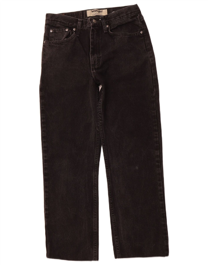 WRANGLER Straight jeans til mænd W29 L27 sort bomuld