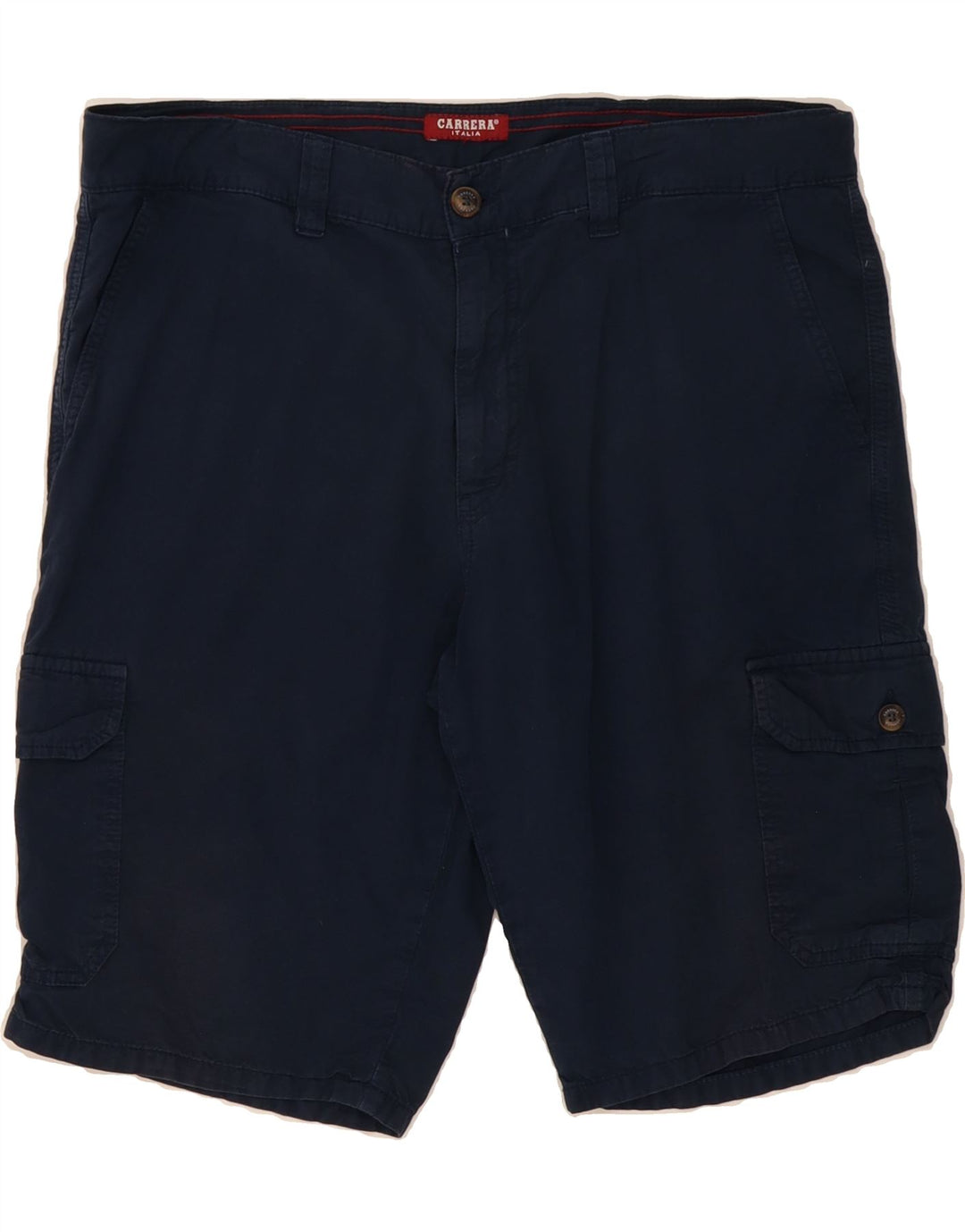 CARRERA Mens Regular Cargo Shorts W34 Large Navy Blue Cotton Vintage Carrera and Second-Hand Carrera from Messina Hembry 