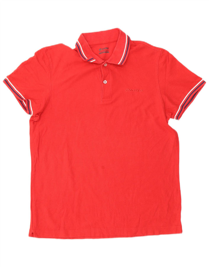 Lotto Herre Polo Shirt Stor Rød