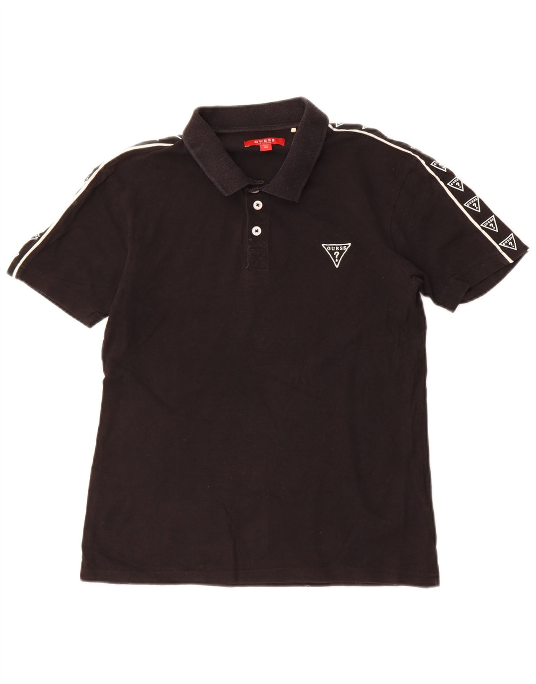 Guess Grafisk poloshirt til mænd XS Sort bomuld