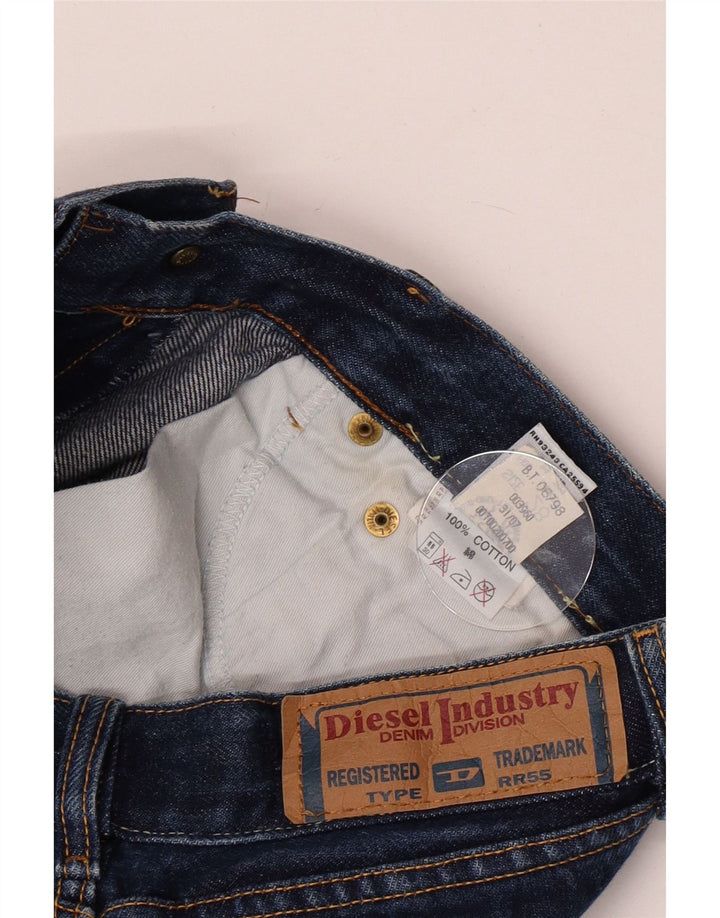 Diesel Dame Straight Jeans W28 L29 Blå Bomuld