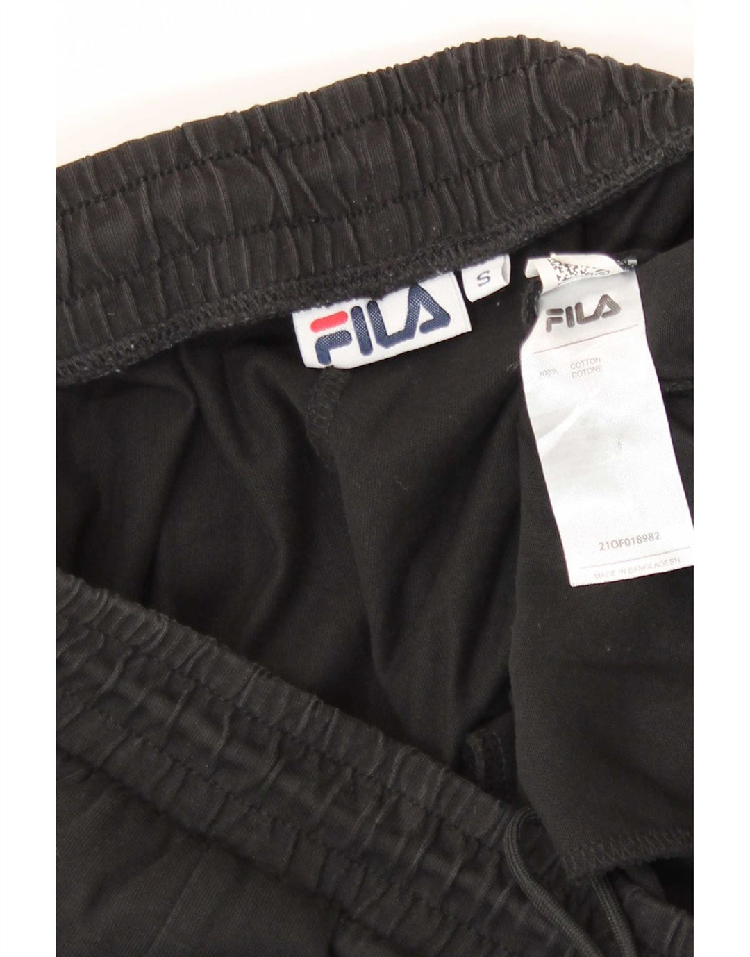 Fila Herre grafiske sportsshorts Små sorte bomuld