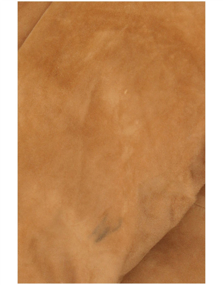 Escada Dame Ruskindsjakke UK 14 Medium Brun Læder