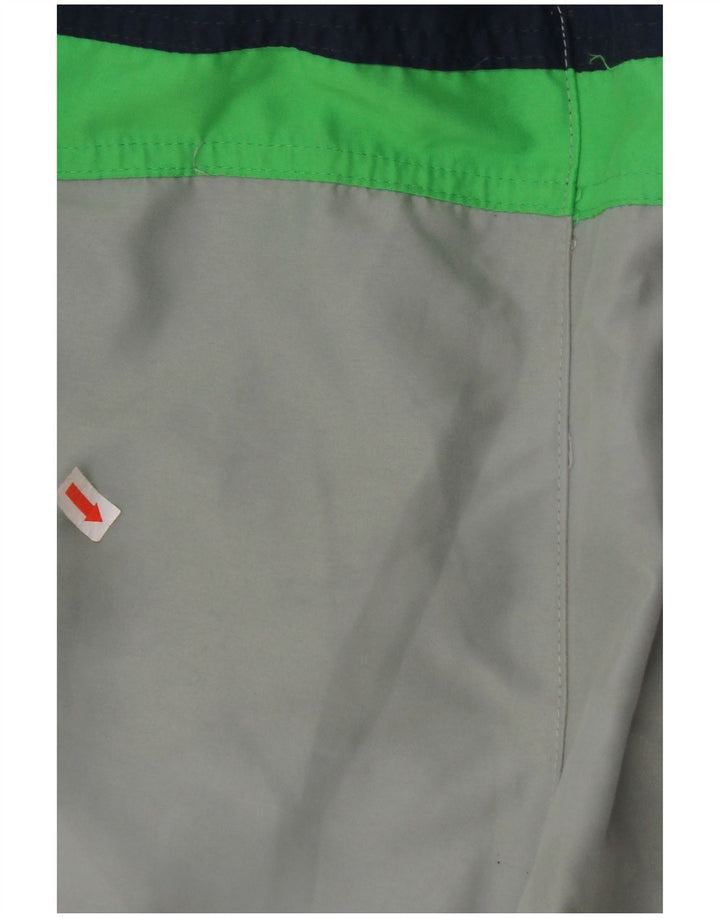 REEBOK Badeshorts til mænd XL Grøn Colourblock Polyester