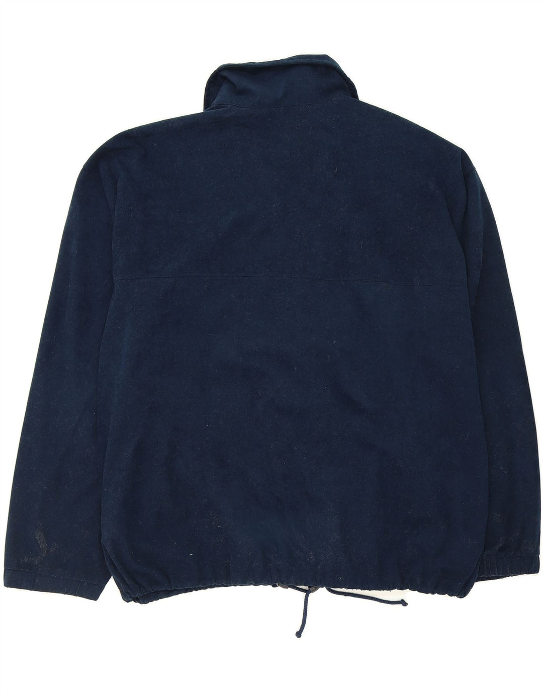 AESSE Mens Pullover Tracksuit Top Jacket Large Navy Blue Colourblock Vintage Aesse and Second-Hand Aesse from Messina Hembry 