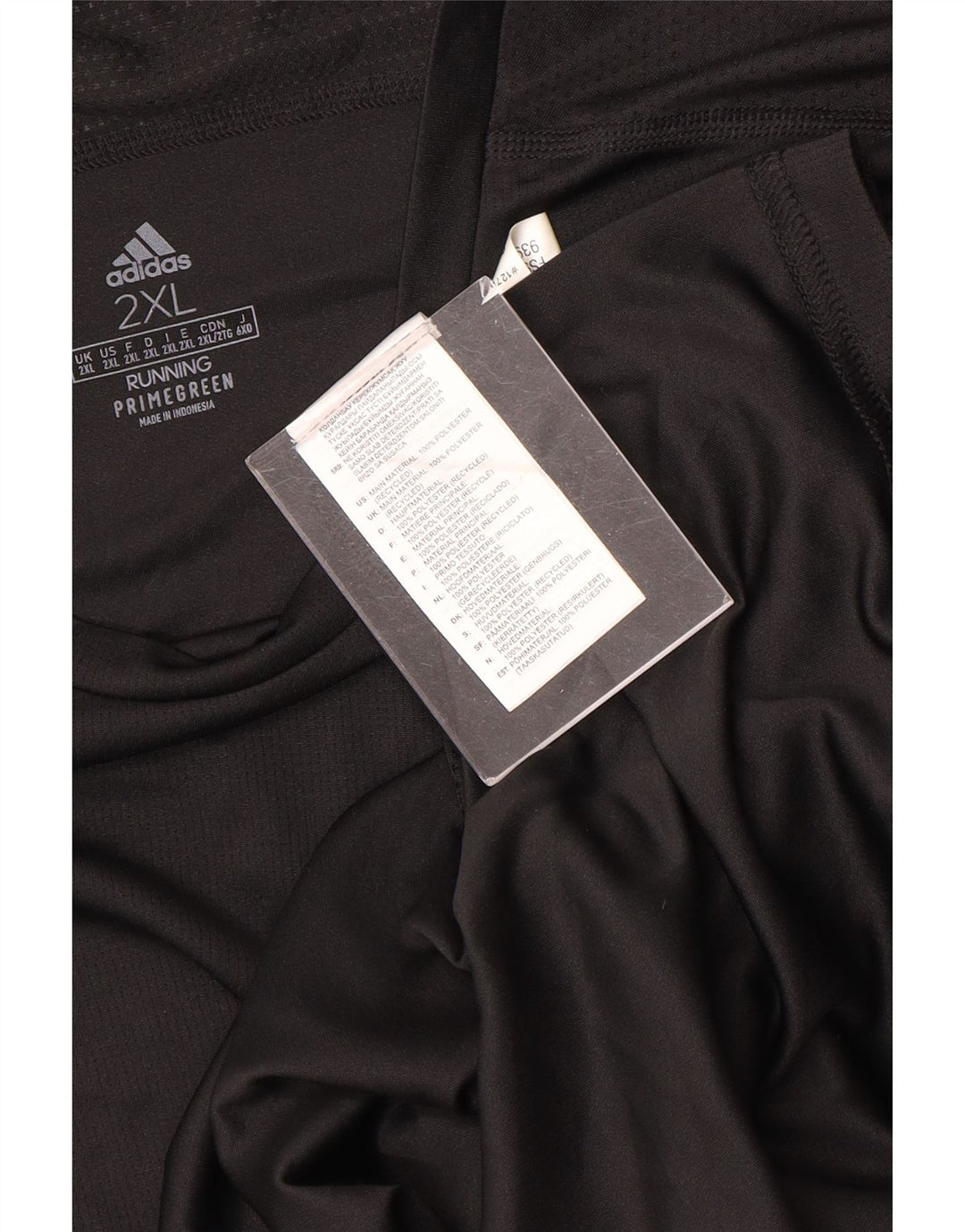 ADIDAS Herre Aeroready T-Shirt Top 2XL Sort Polyester