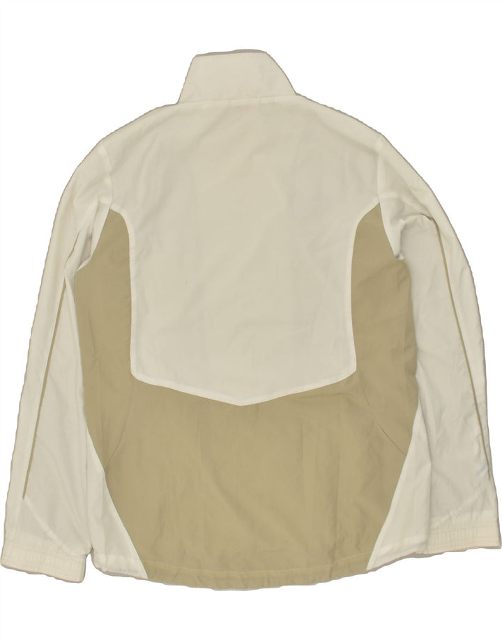 PUMA Womens Tracksuit Top Jacket UK 18 XL White Polyester | Vintage Puma | Thrift | Second-Hand Puma | Used Clothing | Messina Hembry 