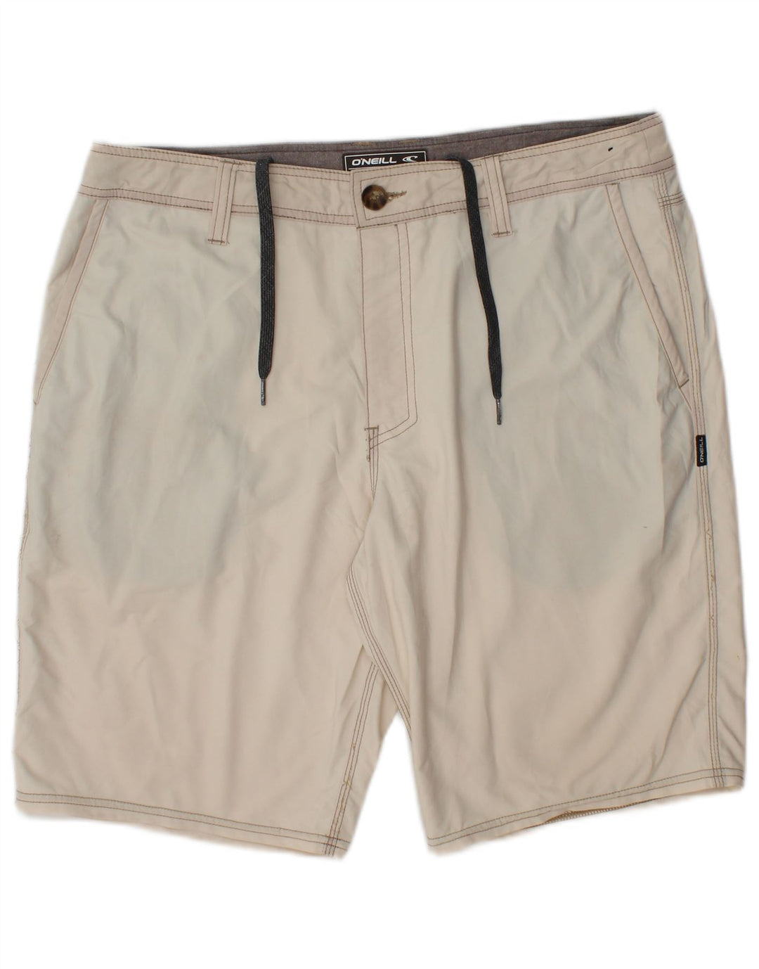 O'Neill Herre Chino Shorts W33 Medium Off White Nylon