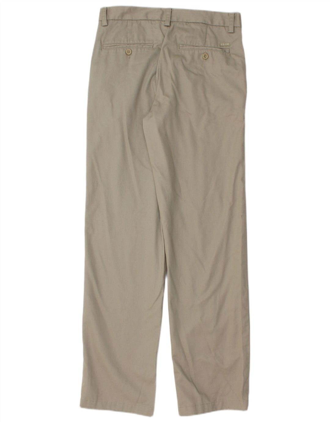 IZOD Straight Chino Bukser til mænd W29 L32 Beige Bomuld