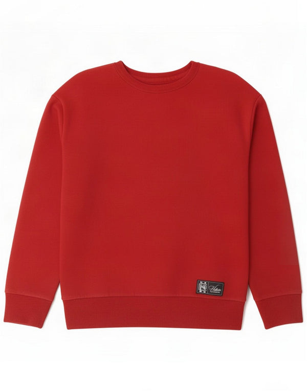 Hollister Mens Sweatshirt Jumper Medium Red Cotton